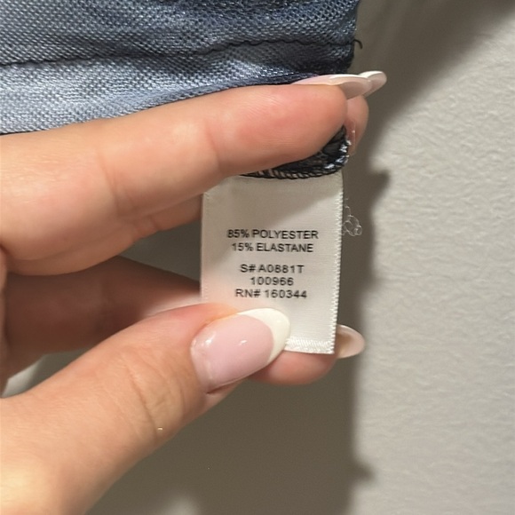 NWT Beige‎ Botany Marble Pattern Long Sleeve Crop Top - Picture 5 of 5